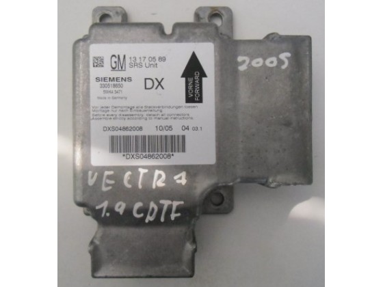 Centralina Airbag Opel Vectra 2005  ca102